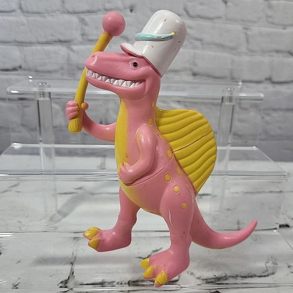 Dinosaur Train Marching Band Conductor Pink T-Rex Action Figure By Ankyo